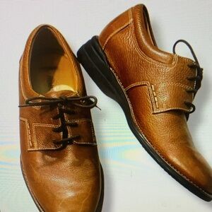 Johnston Murphy Oxford Shoes Leather Lace Up Preppy 20-7258 Mens Size 10.5